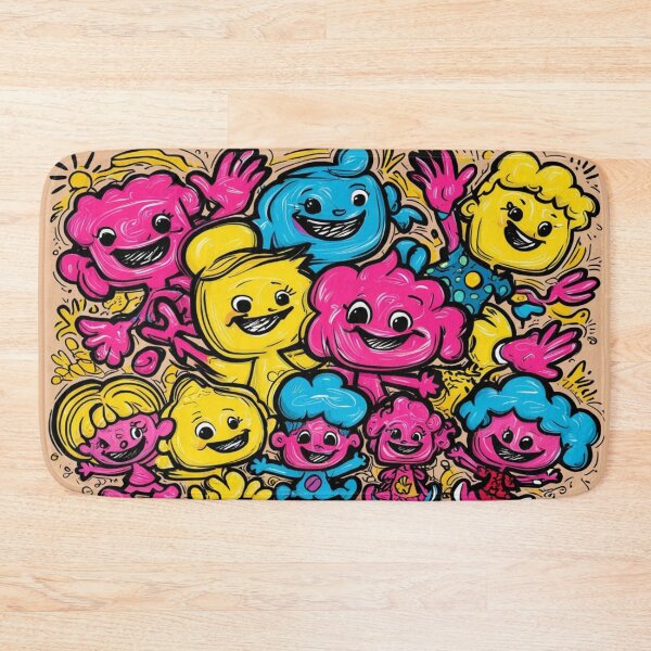Item preview, Cute smile face cartoon doodles. designed and sold by tonyartsgallery.