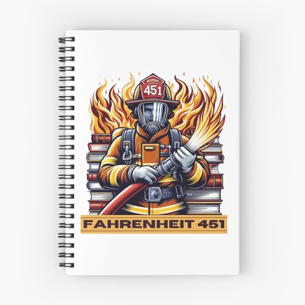 Item preview, Fahrenheit 451 Book Cover designed and sold by SassiDesigns.