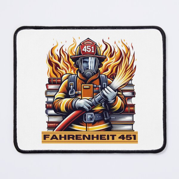 Item preview, Fahrenheit 451 Book Cover designed and sold by SassiDesigns.