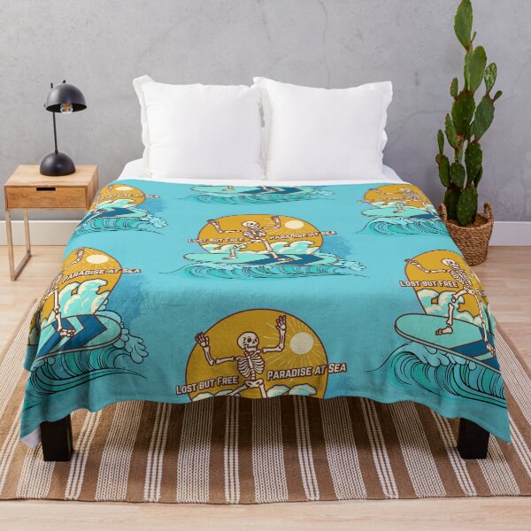 Item preview, Lost But Free - Paradise At sea | Funny Surfer Art designed and sold by Graphlie.