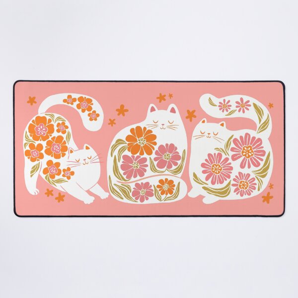 Item preview, Pink Orange Boho Cat designed and sold by michelledraws.