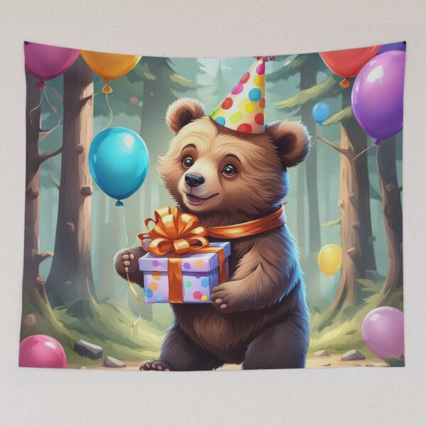 Item preview, Bear Balloons Birthday designed and sold by Jbl55.