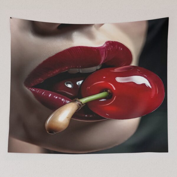 Item preview, Passion in Red: A Cherry Kiss designed and sold by DigiArt8Design.