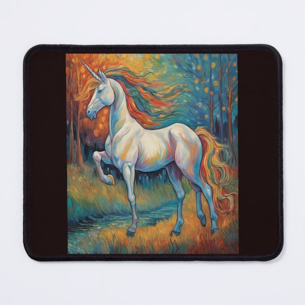 Item preview, "Enchanted Forest Unicorn" designed and sold by Artisticanvas.