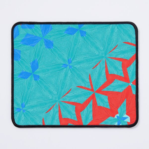 Item preview, Blue and Red Tesselated Kaleidoscopic Pattern designed and sold by OwlWorks.