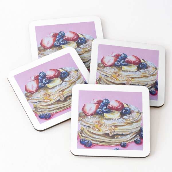 Item preview, Pancakes on Pink Close-Up designed and sold by Kathryn Davis.