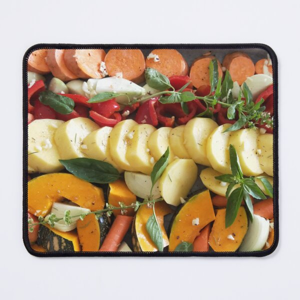 Item preview, Baking Tray of Mixed Vegetables to Roast designed and sold by Dianne Mead.