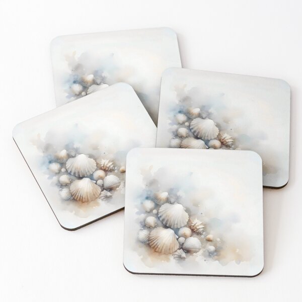 Item preview, Seashells Watercolor designed and sold by COnline Designs Corner.