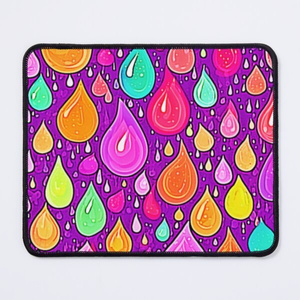 Item preview, Flowy Rainbow: Cartoon Raindrops designed and sold by Health And Fitness Posts e-Store.
