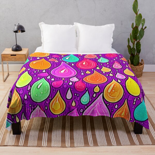 Item preview, Flowy Rainbow: Cartoon Raindrops designed and sold by Health And Fitness Posts e-Store.