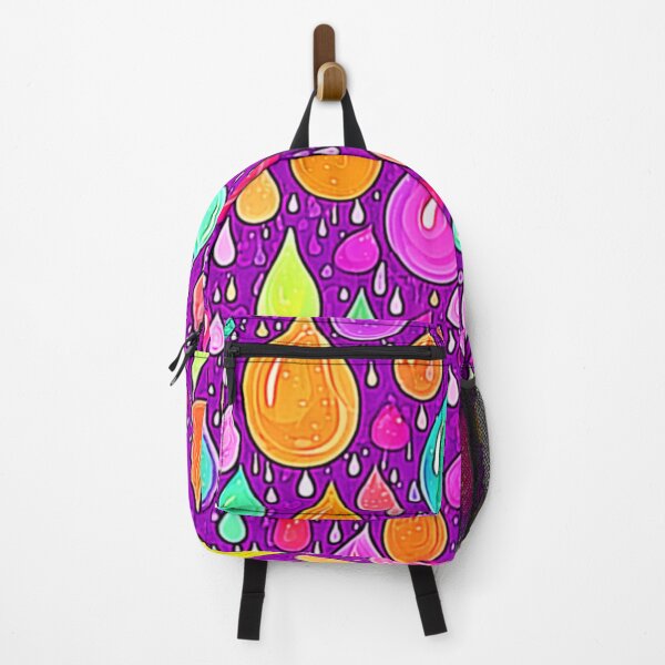 Item preview, Flowy Rainbow: Cartoon Raindrops designed and sold by Health And Fitness Posts e-Store.