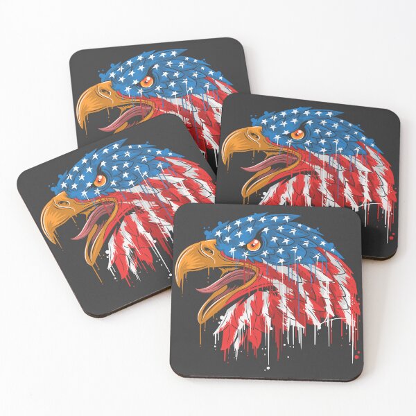 Item preview, Eagle independence usa flag america  designed and sold by Rozgani.