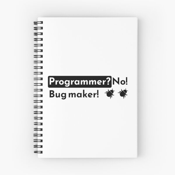 Item preview, Programmer? No! Bug maker! - short white designed and sold by Warrioll.