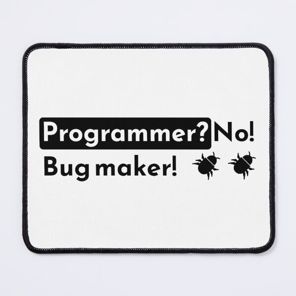 Item preview, Programmer? No! Bug maker! - short white designed and sold by Warrioll.