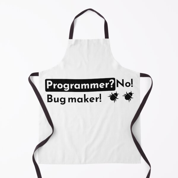 Item preview, Programmer? No! Bug maker! - short white designed and sold by Warrioll.