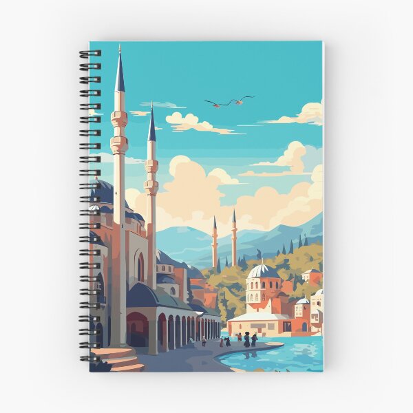 Item preview, Vintage Adana Türkiye travel poster – Minimal retro illustration of cultural city designed and sold by pod24.
