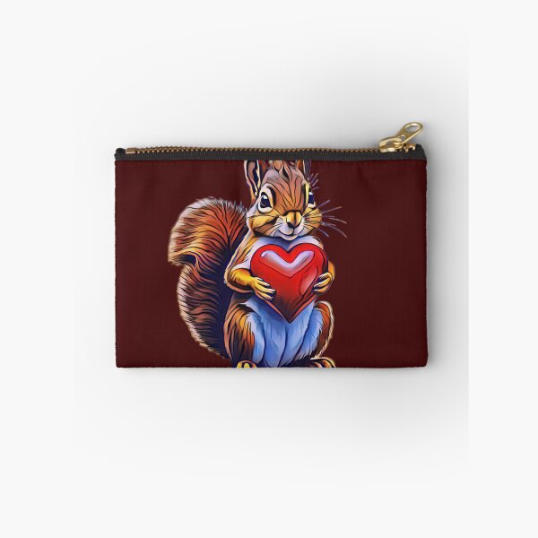 Item preview, good colored Douglas squirrel drawing with heart. designed and sold by painting23.