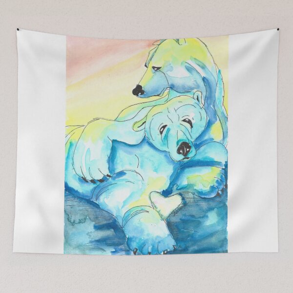 Item preview, polar bear love designed and sold by lauriedidi.