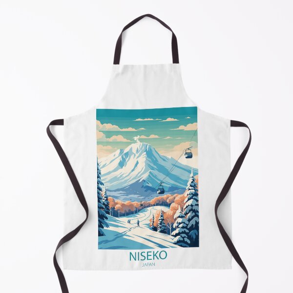 Item preview, Vintage Minimalist Travel Poster: Niseko Japan Winter Landscape Retro Ski and Tourism designed and sold by pod24.