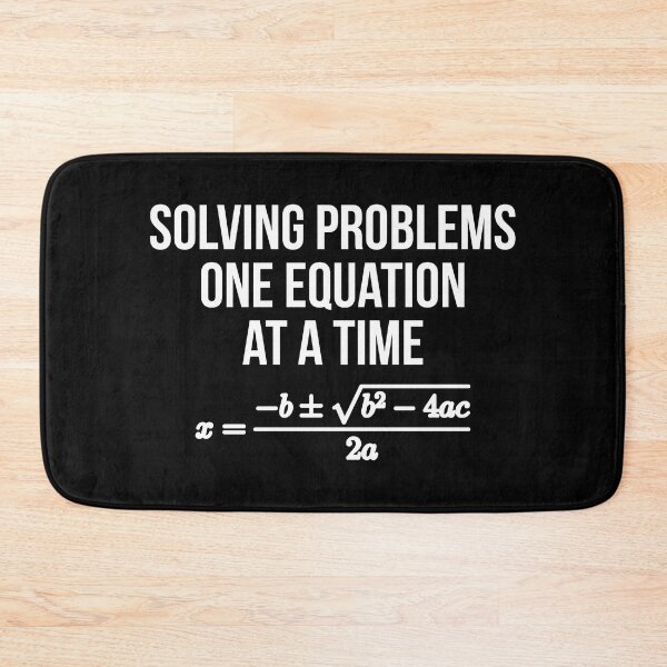 Item preview, Solving Problems One Equation at a Time Quadratic Formula designed and sold by at85productions.