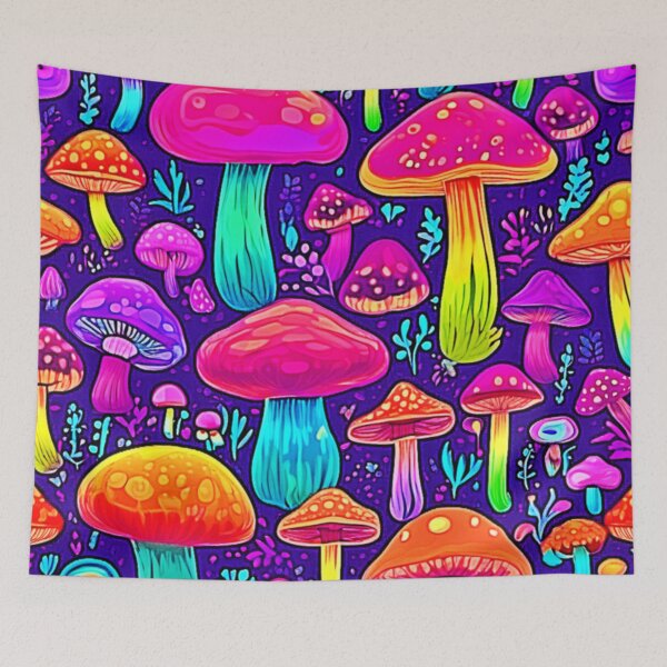 Item preview, Rainbow Shrooms: Cartoon Dream designed and sold by Health And Fitness Posts e-Store.