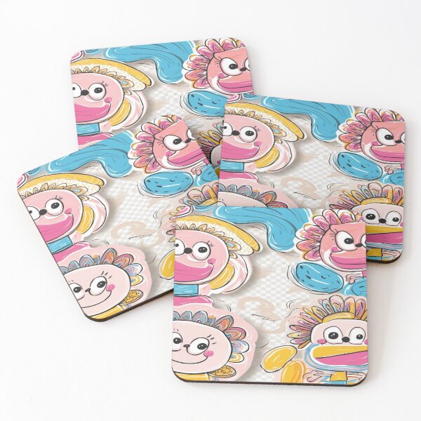 Item preview, Cutie Lucy and her gang cartoon set. designed and sold by tonyartsgallery.