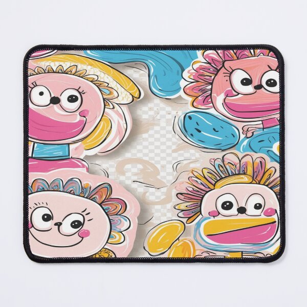Item preview, Cutie Lucy and her gang cartoon set. designed and sold by tonyartsgallery.
