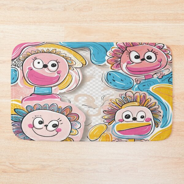 Item preview, Cutie Lucy and her gang cartoon set. designed and sold by tonyartsgallery.