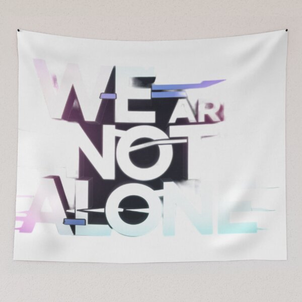 Item preview, we are not alone designed and sold by Alexaksil.