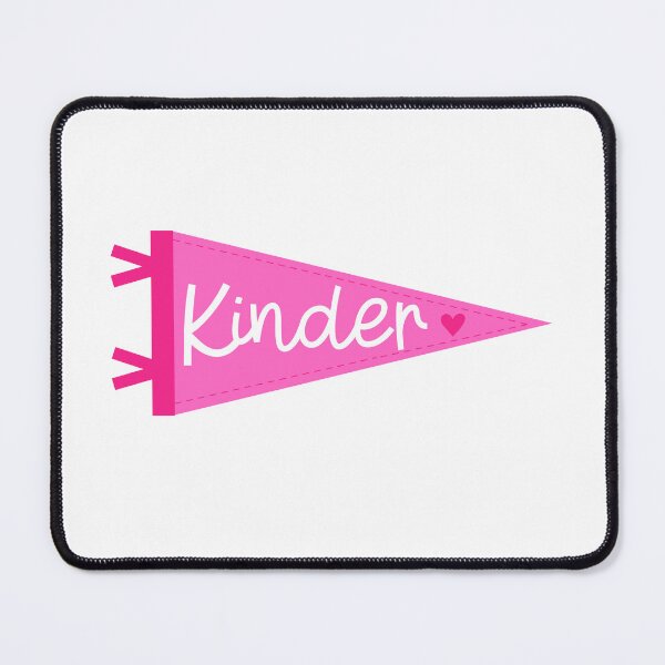 Item preview, Pink Kindergarten Kinder Pennant for Teachers designed and sold by tofumofo.