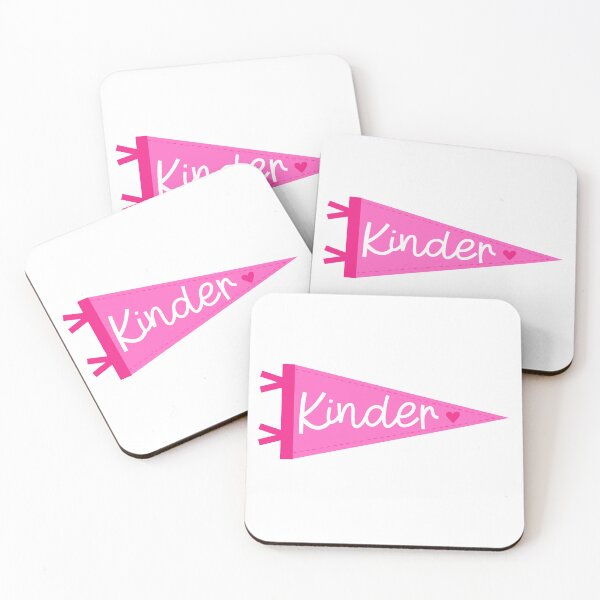 Item preview, Pink Kindergarten Kinder Pennant for Teachers designed and sold by tofumofo.