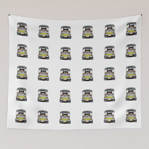 Item preview, Bangkok Chinatown Thailand TukTuk Travel Print designed and sold by Ginzalluna.