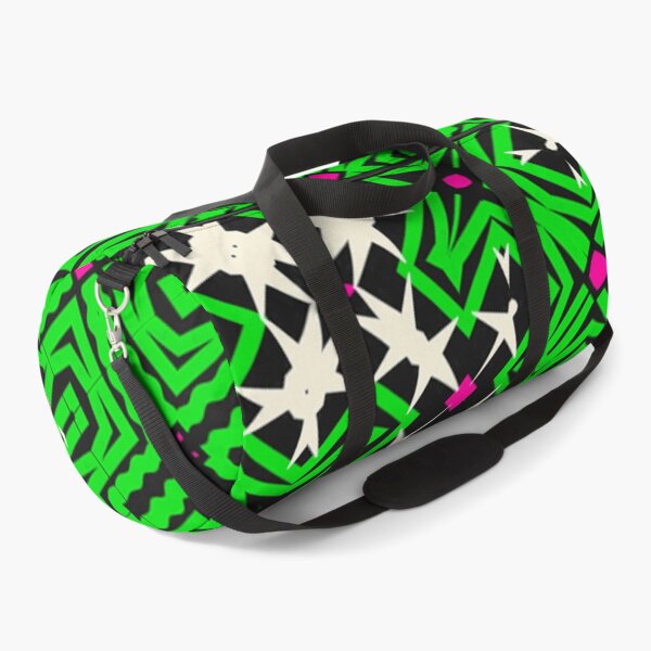 Item preview, Tessellation pattern art,kaleidoscopic art,green and white pattern designed and sold by OwlWorks.