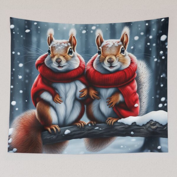 Item preview, Squirrels Winter designed and sold by Jbl55.