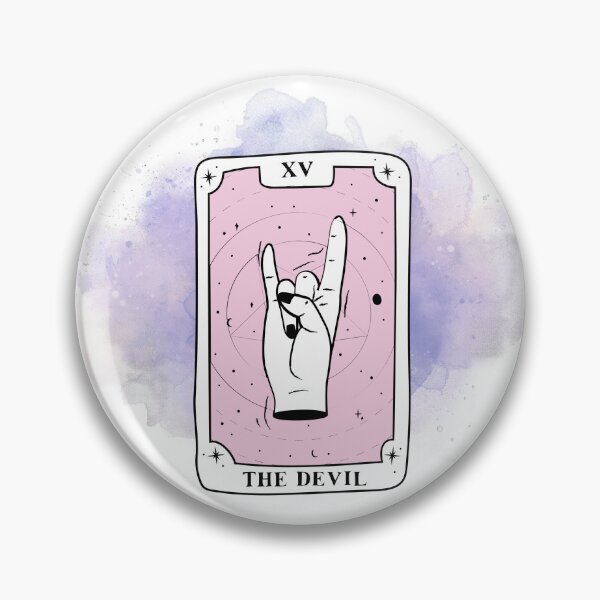 Item preview, The Devil Pastel Tarot Card designed and sold by WildWoodlandWitch.