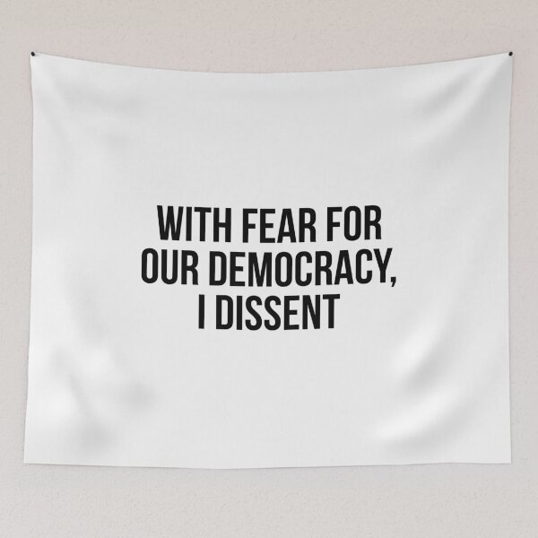 Item preview, Con miedo por nuestra democracia disiento designed and sold by allthetees.