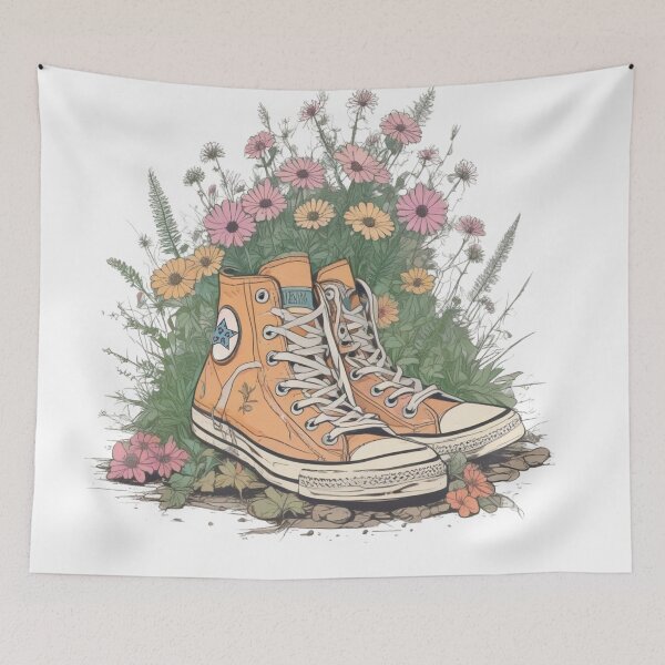Item preview, Worn Out Hightops designed and sold by Invisible-Cult.