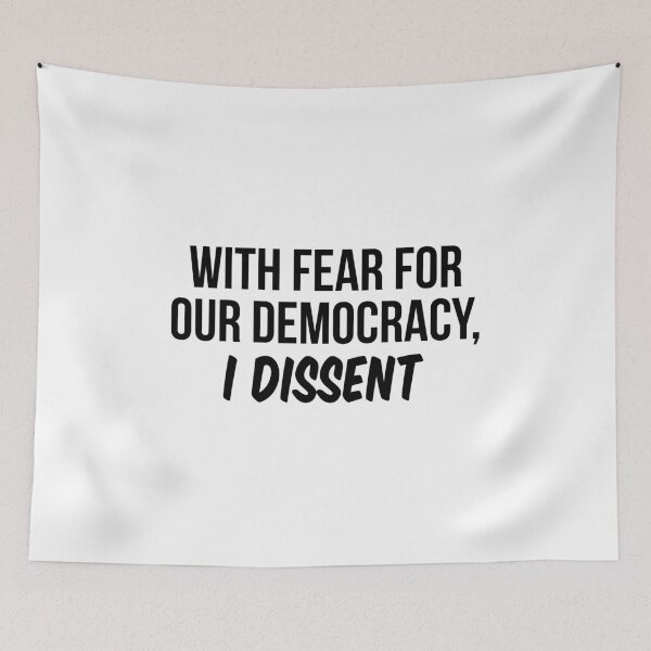 Item preview, Con miedo por nuestra democracia disiento designed and sold by allthetees.