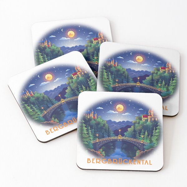 Item preview, Town of Bergbrückental designed and sold by ForeverPrintsOK.