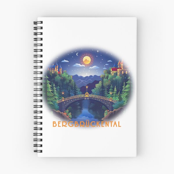 Item preview, Town of Bergbrückental designed and sold by ForeverPrintsOK.