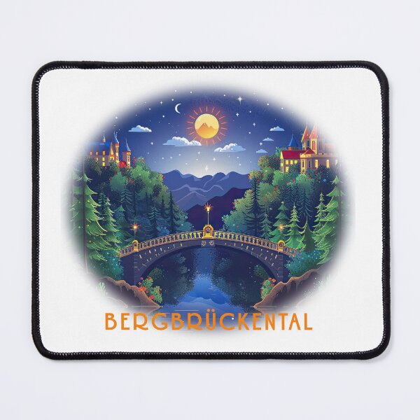 Item preview, Town of Bergbrückental designed and sold by ForeverPrintsOK.