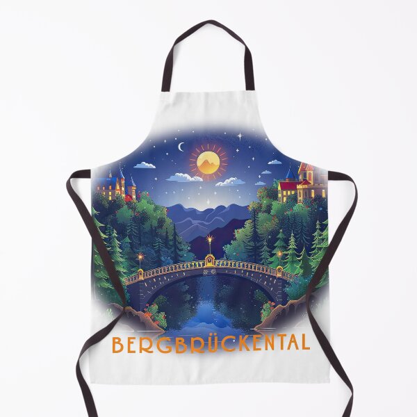 Item preview, Town of Bergbrückental designed and sold by ForeverPrintsOK.