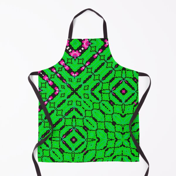 Item preview, Green and Pink Colorful Chaos Tesselated Kaleidoscopic Diagonal Pattern designed and sold by OwlWorks.