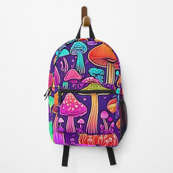 Item preview, Flowy Neon Mushrooms Dance designed and sold by Health And Fitness Posts e-Store.