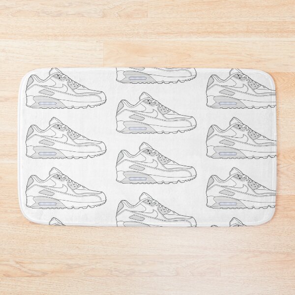 Item preview, Air Max 90 - Triple White designed and sold by StickersHighway.