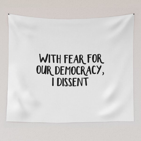 Item preview, Con miedo por nuestra democracia disiento designed and sold by allthetees.