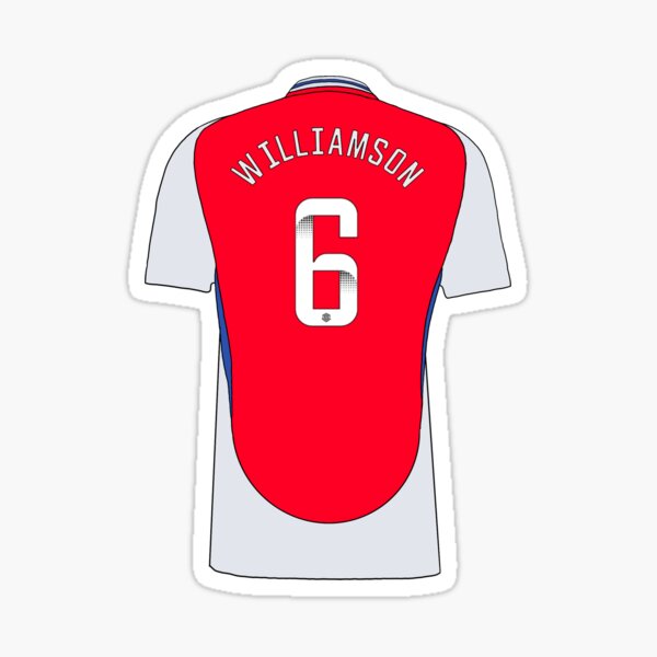 Leah Williamson AWFC 24/25 Kit jersey Sticker for Sale by