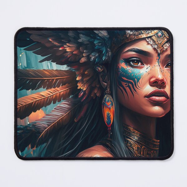 Item preview, Lady Aztec Eagle Warrior designed and sold by Bunmigraphics .