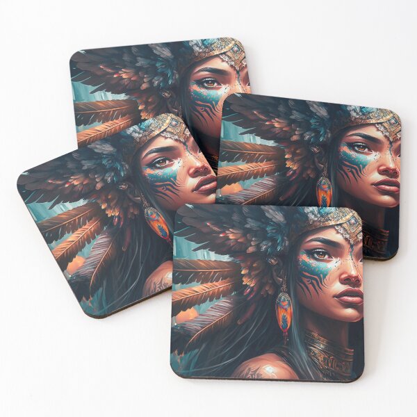 Item preview, Lady Aztec Eagle Warrior designed and sold by Bunmigraphics .