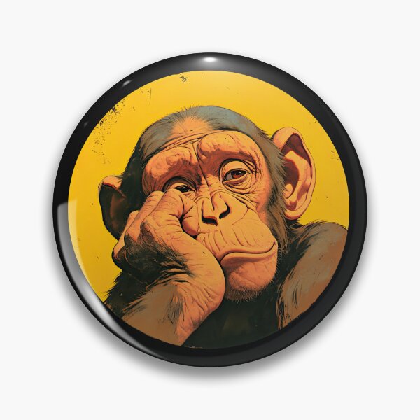 Item preview, Disapproving monkey 3 designed and sold by obstinator.